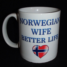 Coffee Mug - Norwegian Wife Better Life